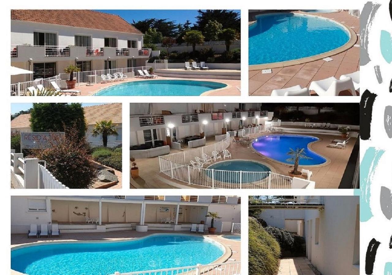 Resid'Azur Appartement T2-Pmr- Piscine Privee Saint-Jean-de-Monts Bagian luar foto